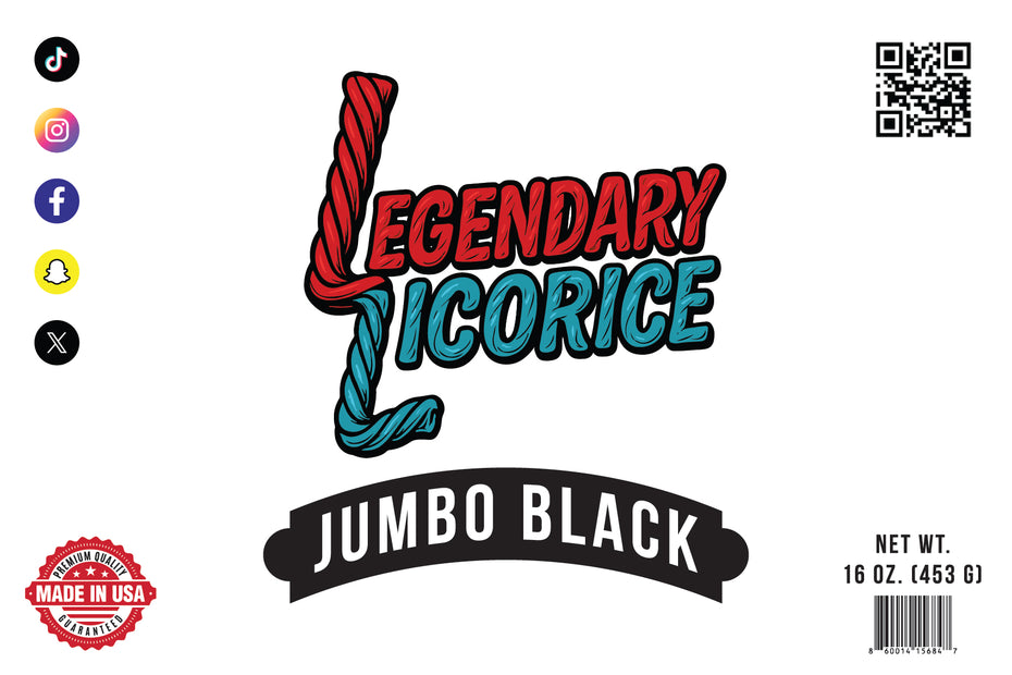 Legendary Licorice - Jumbo Black