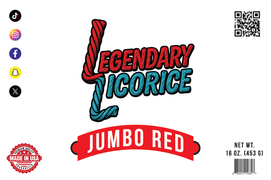 Legendary Licorice - Jumbo Red